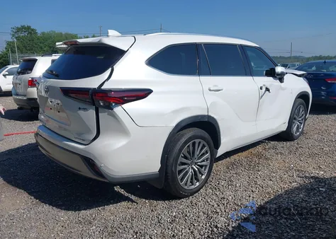 2025 Toyota Highlander Hybrid Limited 25Th Edition из США, поврежденный, VIN 5TDKBRCH0SS664727